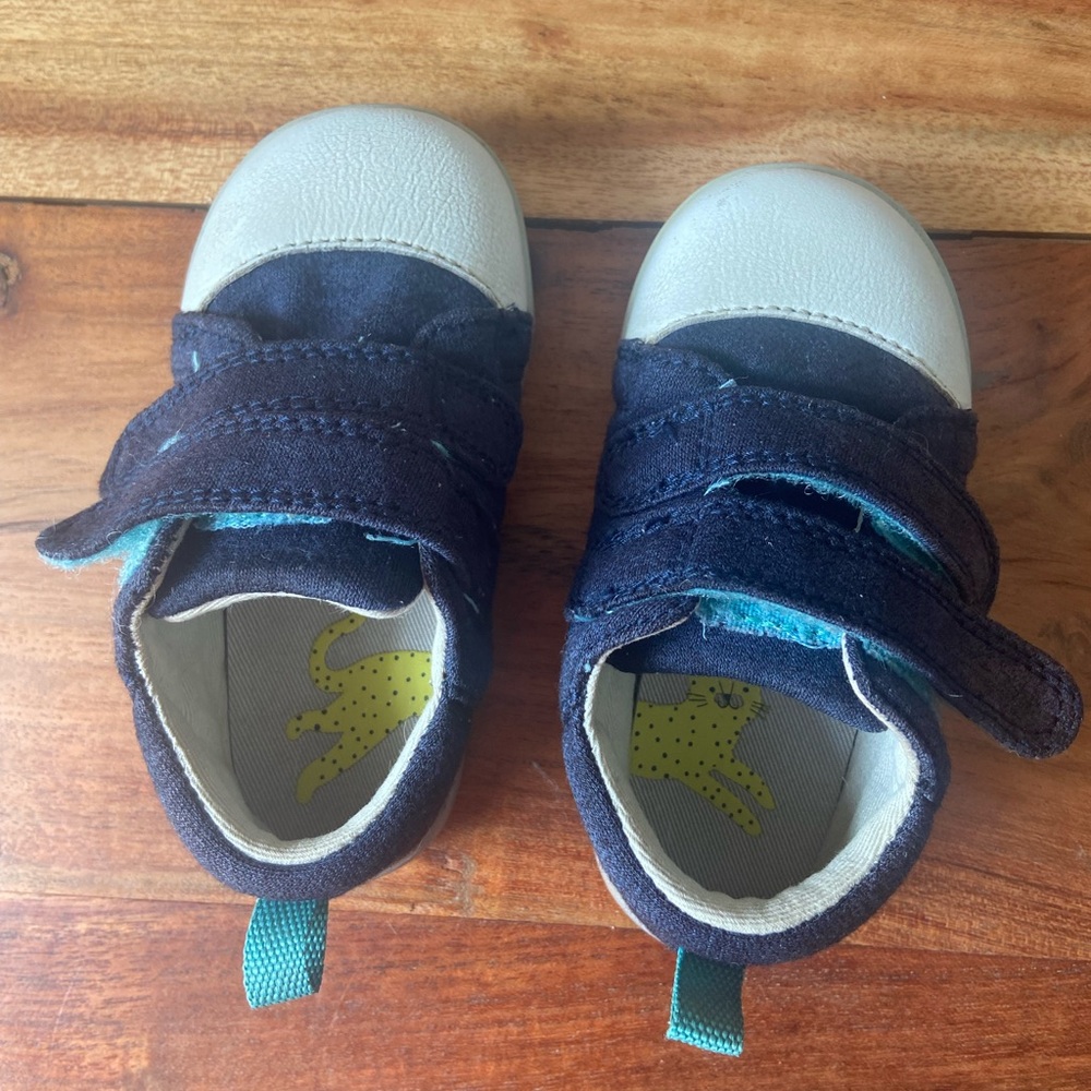 Ten Little size 6 Toddler - Navy Eco Canvas Sneakers